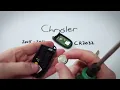 Chrysler 200 Key Fob Battery Replacement 2015 - 2017