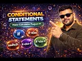 Conditional Statements in Java L-5 Calculator Project-1 using if-else switch