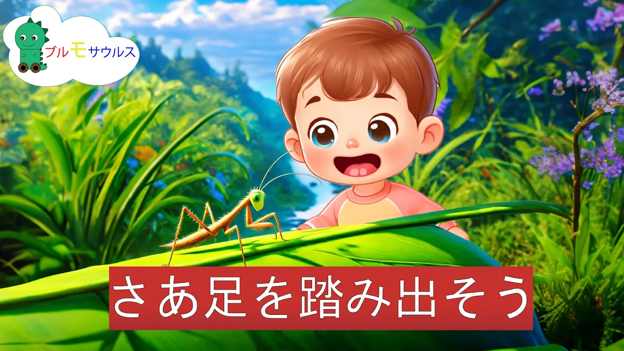 さあ足を踏み出そう [日本語の子供の歌 ]