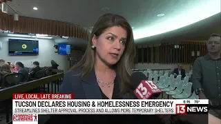 Tucson City Council votes to declare housing homelessness emergency