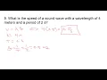 Week 2 Sound Waves and Wave Behavior - Example Problems
