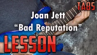 Download Joan Jett-Bad Reputation-Easy Power Chords-Guitar Lesson-How to play-Tutorial MP3