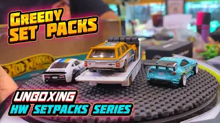 Download Unboxing Hot Wheels Greedy Set Packs 2024 ~ HW Premium MP3