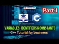 Varibles Identifiers and Constants part 1 dev C Tutorial for beginners C Tutorial