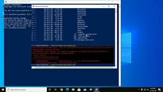 Activate python virtual environment from PowerShell fix ps1not loaded or disable on the system
