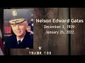 The Celebration of Life Memorial of Nelson Edward Gates
