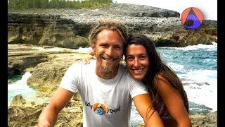 Sailing across Current Cut to Queen’s Bath | Eleuthera Island Adventures [WIN Ep 112]