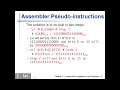 10 MIPS Pseudo Instructions