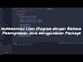 Implementasi Class Diagram dengan Bahasa Pemrograman Java menggunakan Package