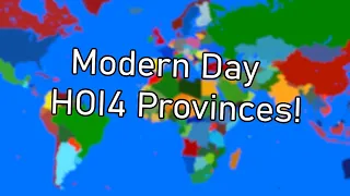 Modern Day HOI4 Provinces Mapchart