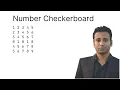 C programming Bangla Tutorial 5 172 Pattern Part 28 Number checkerboard