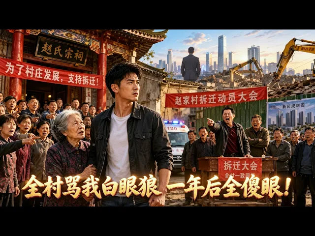 堂哥逼全村拒簽拆遷協議，我為救病危母親拿150萬離開！一年後他哭求我，才知道我早看穿一切
