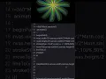 Making canva flowers using Html js code