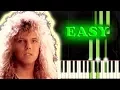 Download Lagu EUROPE - THE FINAL COUNTDOWN - Easy Piano Tutorial