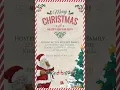 Christmas Party Invitation Boho Christmas tree decorations watercolor Electronic Invite