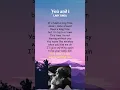 Lagu Lady Gaga - Yoü And I (Lyrics) #shorts