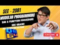 QBASIC SUB and FUNCTION procedure Modular Programming SEE Old Question Solutions