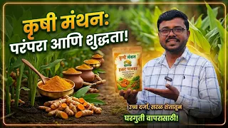 100% शुद्धता घरगुती वापरासाठी खास कृषी मंथन हळद पावडर | घरगुती हळद पावडर | organic turmeric powder