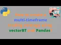How to create a multi-timeframe trading strategy using vectorBT and Pandas