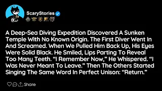 A Deep-Sea Diving Expedition Discovered A Sunken Temple With No Known Origin - Reddit Stories