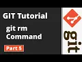 Part 5 Git Tutorial Git Commands Removing Files by using git rm Command