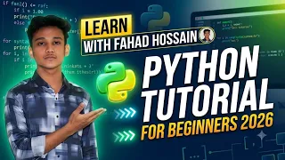 Pythons printout Output Syntax Bangla Tutorial MD Fahad Hossain