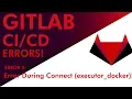 Gitlab Error During Connect executer - docker