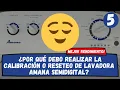 Por que debo realizar la calibracion o reseteo de lavadora Amana semidigital Mejor rendimiento