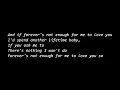 Download Lagu Zephanie Dimaranan - Forever's Not Enough Lyrics