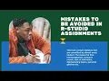 Is R Studio Programming Assignment a Big Deal Ways to Crack it