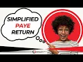 Simplified PAYE Return