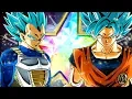 TRANSFORMING GOKU TRANSFORMING VEGETA TRANSFORM TO BLUE AT THE SAME TIME DBZ Dokkan Battle