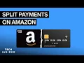 How To Split Payments On Amazon