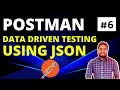 Postman API Testing Tutorial Chapter-06 Data Driven Testing in Postman Using JSON File