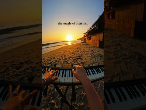 moments like this.... 🥹🧡 #sunset #nature #piano #icarus #thankful