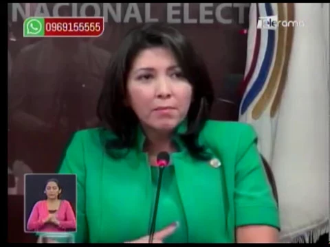 Nubia Villacís es la primera mujer que preside el CNE