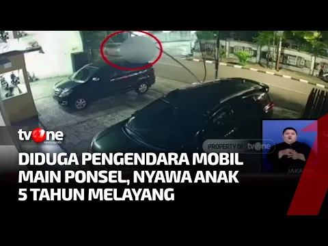 Diduga Main Ponsel, Pengemudi Mobil Tabrak Motor dan Tewaskan Bocah 5 Tahun