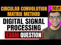 Circular Convolution using Matrix Method