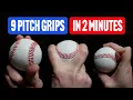 The Quick Guide to Baseball Pitch Grips