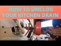 Lagu HOW TO UNCLOG YOUR KITCHEN DRAIN
