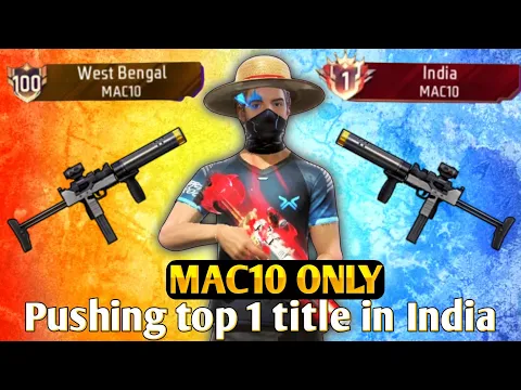 Download MP3 Pushing top 1 title in India only mac10 || Br rank weapon glory push tips and tricks || ep - 14