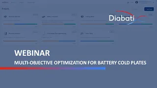 Multi-Objective Optimization for Battery Cold Plates