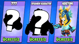 İNANILMAZ! ÜCRETSİZ EFSANEVİ KARAKTER, KOSTÜM, EXCLUSIVE ÖDÜLLER! - Brawl Stars