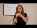 Do you move houses - ASL