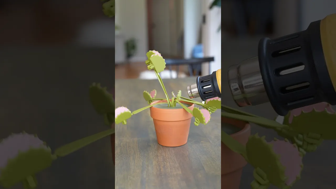Venus Flytrap Snack Clips - Bag Clips - 3D model by ForgeCore on
