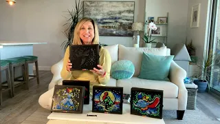 Disney 100 High Defintion Lite Brite With 12 Disney Template on QVC