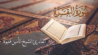سورة الفاتحة والبقرة القارئ الشيخ الأمين محمد قنيوة بجودة عالية 