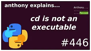 cd is not an executable beginner anthony explains