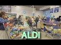 4K The ALDI store in Rego Park Queens New York