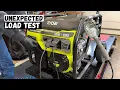 Unexpected Load Test Result - Ryobi Easy Start Generator Will Not Start